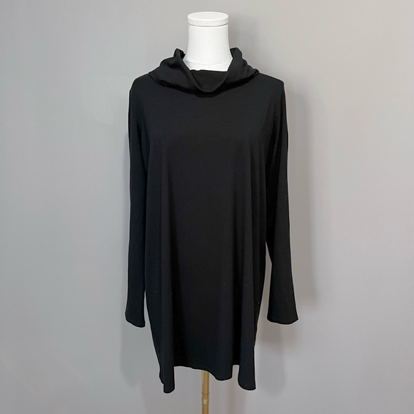 Eileen Fisher Tops - Eileen Fisher Long Sleeve Cowl Neck Tunic Size M